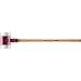 Halder Simplex 18 lb. Soft-Face Sledge Hammer with Superplastic Inserts, Cast Iron Housing and Hickory Handle