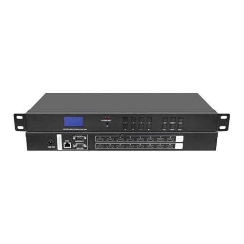 Matriz de conmutación de vídeo HD 4x4 y 8x8 con convertidor digital 1080P estilo chasis