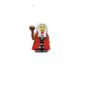 Serie 9 Minifigure: Judge (Open Packet) - Lego