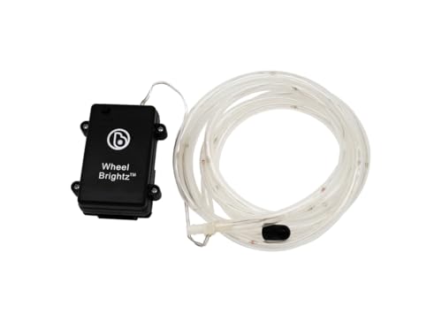 image for Brightz WheelBrightz LED Bike Wheel Light, White – Pack of 1 Tire Li