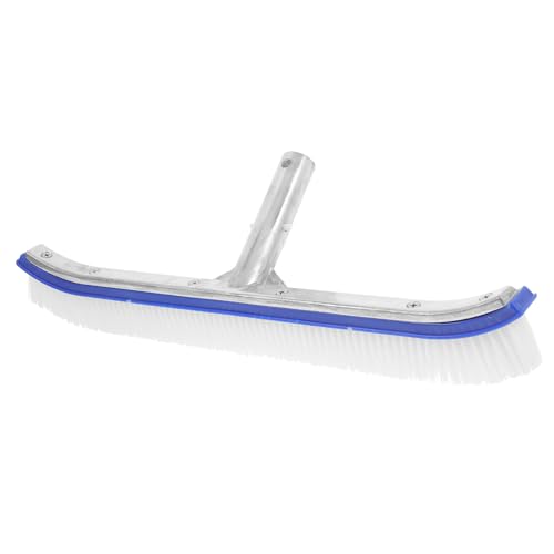 Balacoo 18-inch Plastic Pool Brush Pool Cleaning Brush Head Ideal for Edges Swimming Accessories Commercial and Household Use