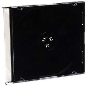 Verbatim CD/DVD Black Slim Jewel Cases - 200pk (bulk)