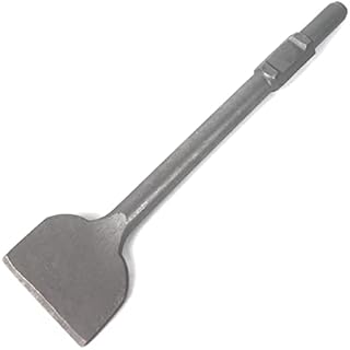 JACKCHEN 4 Inch Wide Tile & Removing Tile and Stone Chisel for hex.30mm Demolition Jack Hammers, 16 Inch Long, Alloy Steel Construction, 4