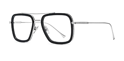 Image of Luxury Sunglasses with Metal Frame, Square Sunglasses Heavy for Smart Men -