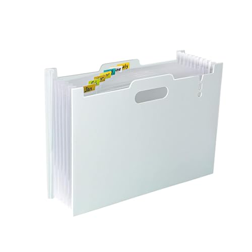 Tumosando ドキュメントスタンド ヨコ A4タテ 加厚発泡PP 7ポケット ジャバラファイル 持ち運び 区分けラベル付き アコーディオンファイル 大容量 書類ケース 伸縮ファイル 自立式 書類収納…