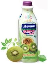 Lifeway Organic Probiotic Green Kiwi Passion Fruit Kefir, 32 Ounce -- 6 per case.