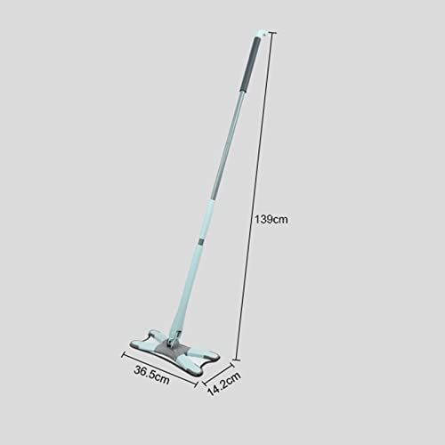 wischmopp Neue X-Typ-Mikrofaser-Boden-Mopp mit handfreier Waschweuche-Hand-Extrusion Indoor-Haushaltsreinigungswerkzeuge bodenwischer (Color : 3 Mop Head Gray)