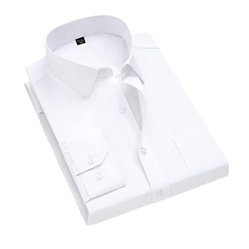 Chemise noire en sergé keusyoi pour homme avec manches longues taille XXL