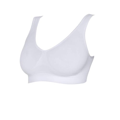 Kit 3 Tops Alças Largas, Hanes, Feminino, Branco, P