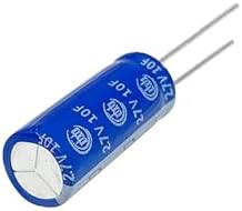 Alkatronik 10f 2.7v Süpercap 10x25mm Dıp Süper Kapasitör Enerji Depolama Güneş Rüzgar Akü Batarya Güç Kaynağı - Görsel 3