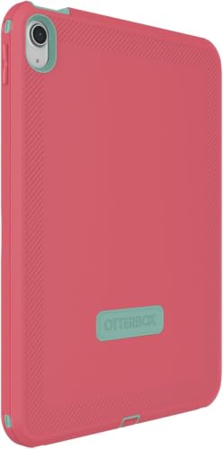 Image of OtterBox iPad (A16) & iPad 10th Gen (Only) - Defender Series Case - Strawberry Mint - Multi-Layer Protection - Four Position Stand - Built-in Screen Protector - Port Covers - Apple Pencil Storage