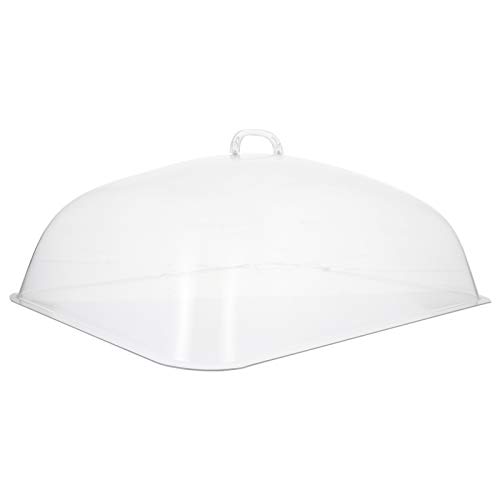 Doitool Cupcakes Food Cover Dome With Handle Rectangular Clear Dessert Cake Stand Trays Lid Plate Cloche Food Screen Protector Guards Fly Cheese Butter Cover For Dessert Snack 42X33 Cheesecake #TOP7