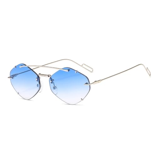 Lunettes de soleil sans monture UV400 protégeant vos yeux avec élégance