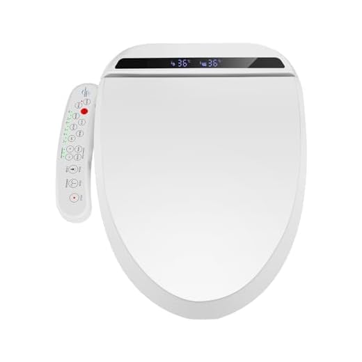 YU YUSING Asiento de inodoro inteligente inteligente con boquilla, inodoro, bidé, asiento calefactable con descenso automático, presión de agua ajustable, secado al aire caliente, fácil de