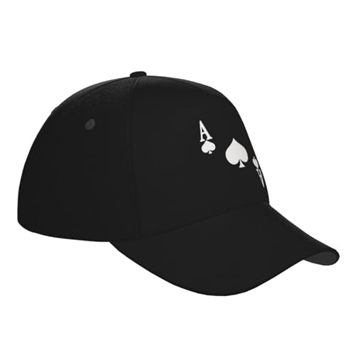 Ace of Spades Poker Baseball Hats for Men and Women - Classic Adjustable Hats3