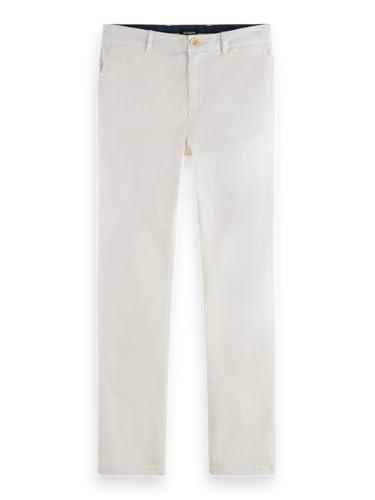 Scotch & Soda Stuart Chino, Pantalones, Hombre, Off White, 31W / 34L