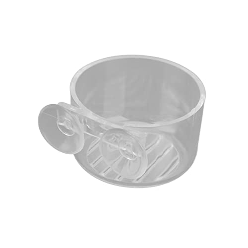 Aquarium Cone Red Feeder Fish Tank Feeding Container with Suction for Tropical Fish Professional Accessories for Use