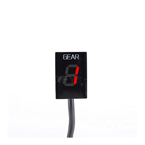 Indicateur de vitesse moto avec compteur numérique 1-6 rapports