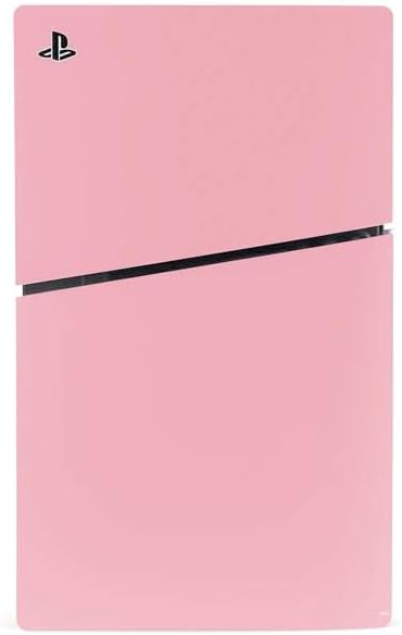 Skinit Decal Gaming Skin Compatible with PS5 Slim Disk Console - Light Pink Design