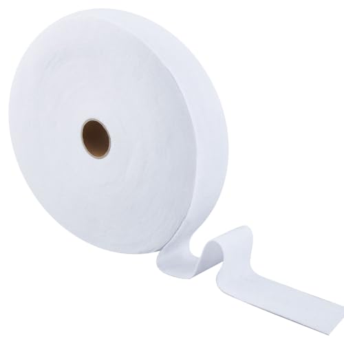 DICOSMETIC Rouleau de 35 m de bande intissée en coton polaire non tissé, 5,4 cm de large, flexible, pour tapis Jelly Roll