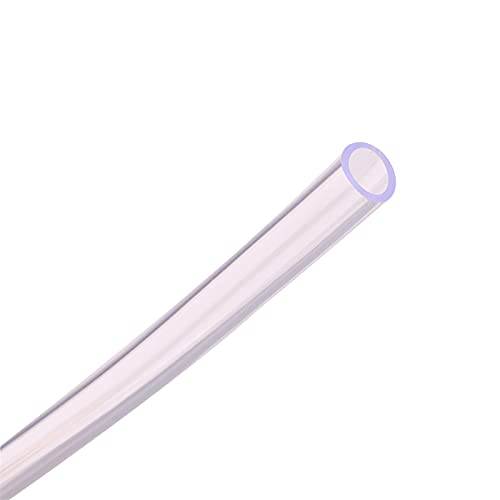 DERNORD PVC Tubing 3/8"ID X 1/2"OD Flexible Clear Vinyl Hose 50 Feet for Food Grade