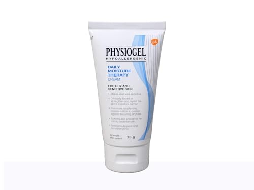 Physiogel Hypoallergenic Daily Moisture Therapy Cream For Normal, Dry & Sensitive Skin, Provides Long Lasting Moisture, 75g