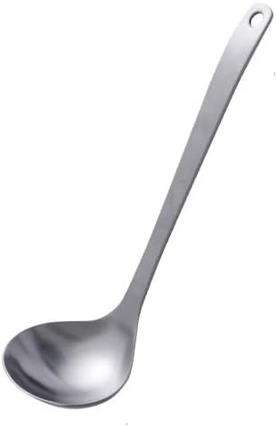 Silverware Flatware Set, 1/4/6/8/10/12 Pieces Japanese Long Handle Hot Pot Spoon Household Soup Shell Drawing Soup Spoon Large Spoon Porridge Spoon(6 Pieces)