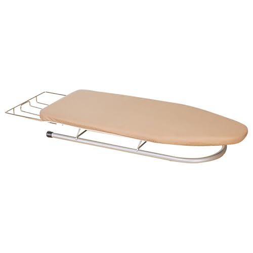 Table Top Ironing Board with Iron Rest, Compact and Space Saving Ironing Board, Stable Structure, Easy to Fold(Yellow)