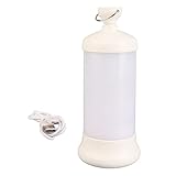 Linterna LED para acampar con carga USB, luz telescópica portátil para tienda de campaña con parte inferior antideslizante para cortes de energía de emergencia al aire de 5V