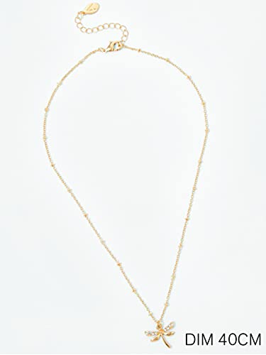 London Sparkle Dragonfly Pendant Necklace