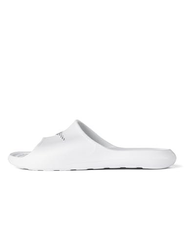Nike Men's Victori One Shower Slides, White/Black-White, 10