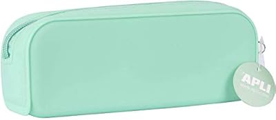 APLI 18414 - Estuche Multiusos de Silicona Nordik Collection - Verde Turquesa - Estuche Escolar de 185 x 75 x 55 mm | Ya disponible en tu tienda friki favorita! En mundofriki.es!