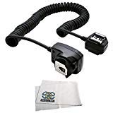 TTL Off Camera Shoe Cord for Canon 600EX RT, 600EX, 580EX I & II, 430EX I & II, 320EX, 270EX, 220EX Canon Flashes