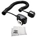 TTL Off Camera Shoe Cord for Canon SL1 T5 T3 T6s T6i T5i T4i T3i T2i T1i XS 60D 70D 7D 6D 5D Mark II 5D Mark III Cameras W/ Any Canon 600EX RT 600EX 580EX I II 430EX I II 320EX 270EX 220EX Flash