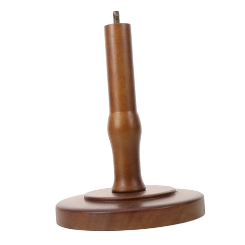 HOLIDYOYO Mannequin Wood Base Holder Support Stand with Offer Mannequins Head Mannequin Rack Display Mannequin Base Display Base Mannequin Base Mannequin Display Dark Brown Wooden