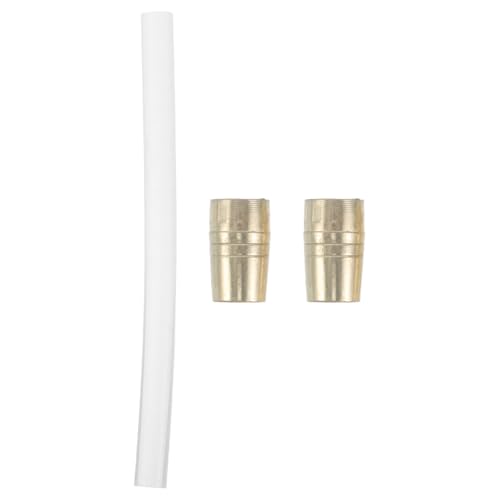 Gogogmee 2 pezzi di puntali terminali in metallo per ombrelloni: puntali di ricambio per ombrelloni a canna dritta - punte per bastoni parasole per il fissaggio degli