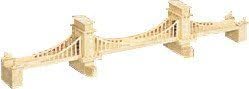 Chain Bridge 3D Wooden DIY Jigsaw Puzzle - Paint Arts and Crafts Gifts for Kids and Adults …