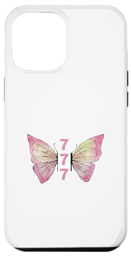 iPhone 15 Pro Max Angel Number 777 Astrology Aesthetic Spiritual Butterfly Case