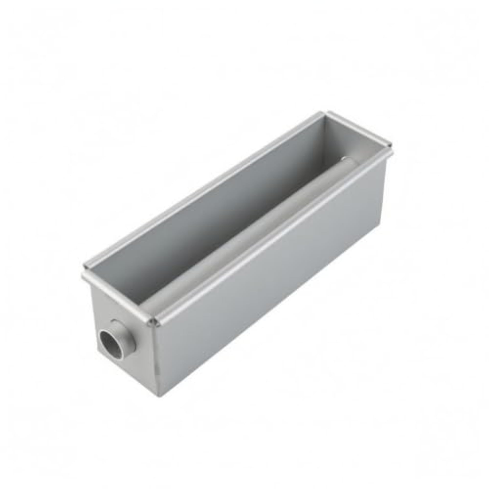 Rectangular Baking Mold with Central Tube for Bread and Cake