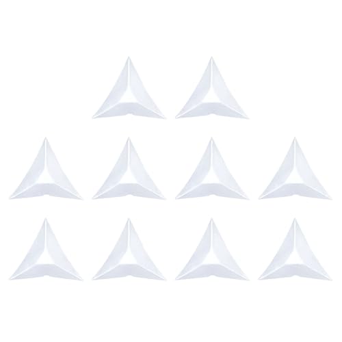 Image of uxcell 150 Pcs Stair Dust Corners Plastic Triangle Stair Corner Guard Dustproof Corner Protector for Drawer Furniture Cabinet Wardrobe Step Corner
