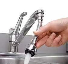 Qwid PlasticTurbo Flex Rotating Kitchen Sink Tap Extender Faucet Water Filter Nozzle, Sink Faucet Sink tap Shower (Pack of 2).