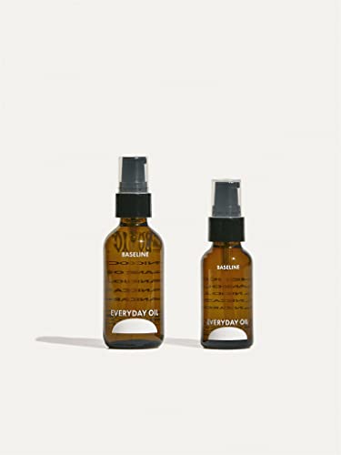 Everyday Oil Baseline (Unscented) Blend, Face + Body Oil, Cleansing, Balancing, Hydrating, 1 Fl Oz. #TOP3