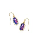 Kendra Scott Lee Drop Earrings Gold Indigo Kyocera Opal One Size