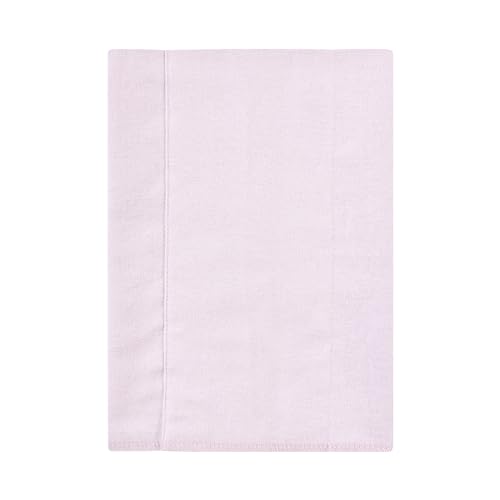Image of Hudson Baby Unisex Baby Cotton Poly Flannel Burp Cloths, Lilac Elephants 7 Pack, One Size
