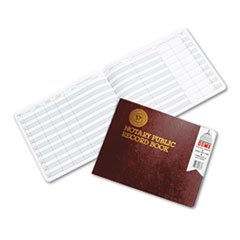 (6 Pack Value Bundle) DOM880 Notary Public Record, Burgundy Cover, 60 Pages, 8 1/2 x 10 1/2