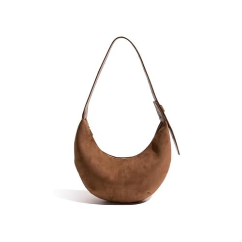 Suede Tote Bag for Women Vintage Purse Shoulder Bag Adjustable Handbags Office Work Bags