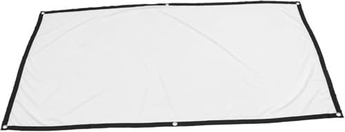 Écran de projection 60 pouces en polyester blanc simple pour bureau et extérieur - 2