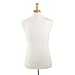 SSWBasics Male Off-White Jersey Suit Form - Includes Base, Form, and Finial - Size 38 (Shoulder 18