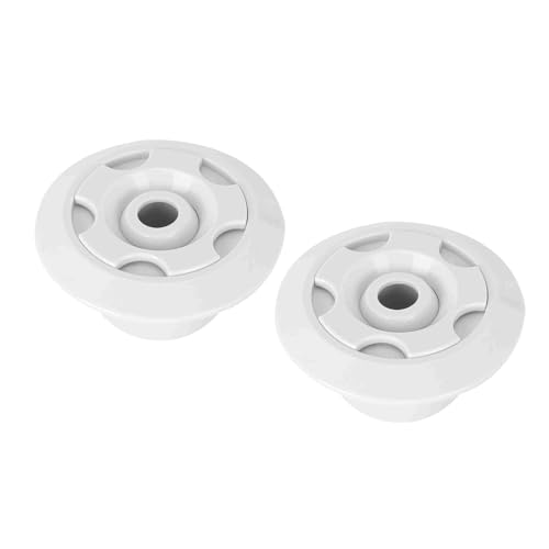 Tnfeeon Piezas de Repuesto para Piscina y SPA Salida de Agua de Masaje Ajustable para Piscina SPA Bañera de Hidromasaje Construcción ABS Conexión Segura de PVC 2 Piezas Boquilla de Chorro de 2