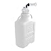 EZwaste HPLC Solvent Waste System, 20L Heavy Duty Reusable Carboy, 83mm (83B) VersaCap with Six (6X) Ports for 1/8 Inch O.D. Tubing